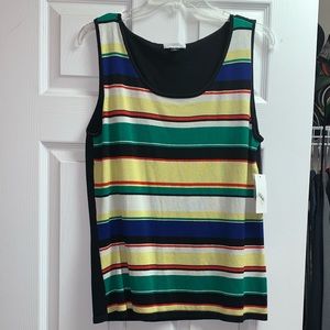 🟢 NEW WITH TAGS TAHRI knit tank size 14